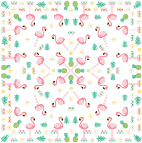 BANDANNA Flamingo